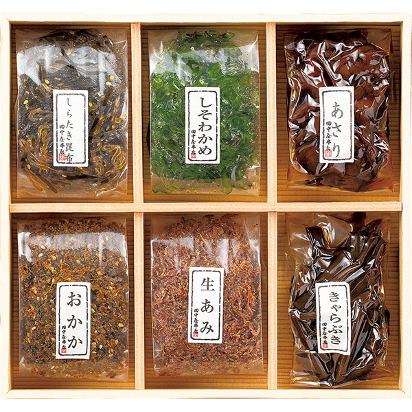 〈田中屋〉佃煮6点詰合せ TNK-T30【お申込みは2023年12月18日午後4時まで】