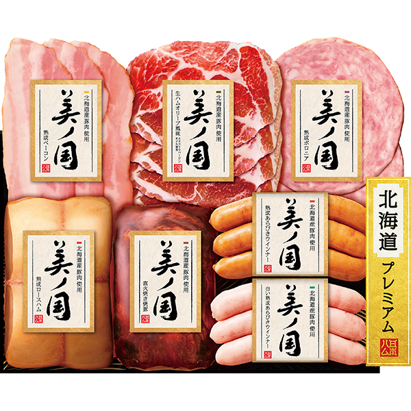 日本ハム〉北海道産豚肉使用 美ノ国ハム詰合せ UKBS-82【お申込みは2023年12月18日午後4時まで】 | さいか屋 Webショッピング