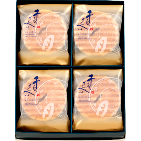 京菓子處 鼓月〉プレミアム千寿せんべい PSJ-20【お申込みは2023
