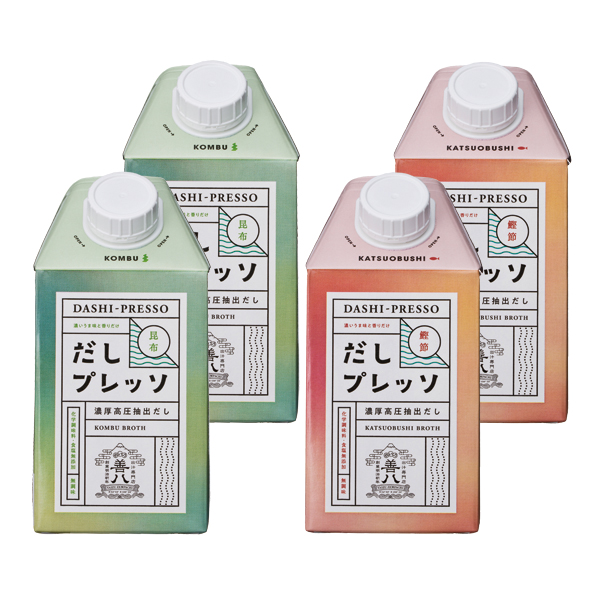 〈やいづ善八〉だしプレッソ 昆布・鰹節セット