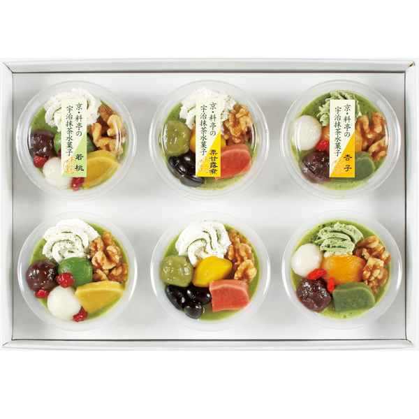 〈京・料亭わらびの里〉京料亭の宇治抹茶水菓子 WU-50N【お申込みは2024年7月22日(月)午後4時まで】