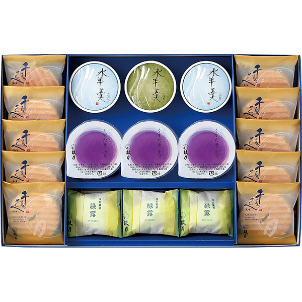 〈京菓子處 鼓月〉京菓子銘菓詰合せ MKR-40【お申込みは2024年7月22日(月)午後4時まで】