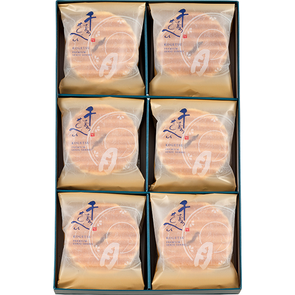〈京菓子處 鼓月〉プレミアム千寿せんべい PSJ-30【お申込みは2024年7月22日(月)午後4時まで】