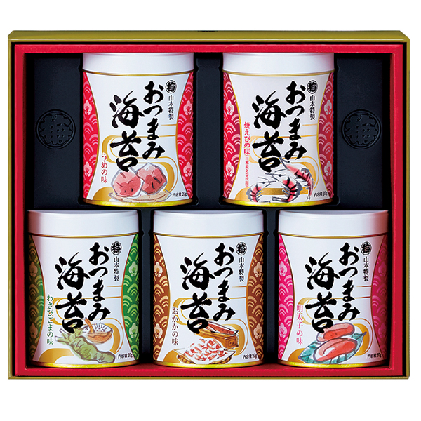 〈山本海苔店〉おつまみ海苔詰合せ OR5【お申込みは2025年7月21日（月・祝日）午後4時まで】