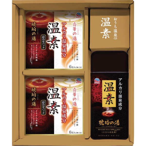 〈アース製薬〉温素入浴剤ギフトセット EONS-30【お申込みは2025年7月21日（月・祝日）午後4時まで】