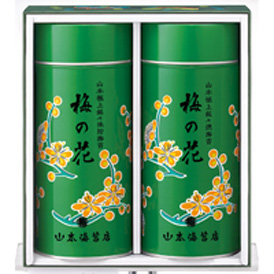 〈山本海苔店〉極上海苔「梅の花」詰合せ（緑缶） UP12AG