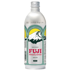 〈富士ミネラルウォーター〉490ml×24本　アルミボトル缶